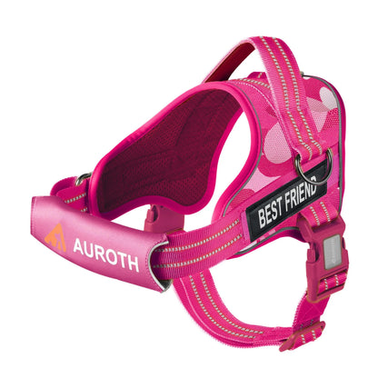Auroth No-Pull Dog Harness – Soft Padded Reflective Vest with Adjustable Fit, Easy On/Off, Fits Small, Medium & Large Dogs