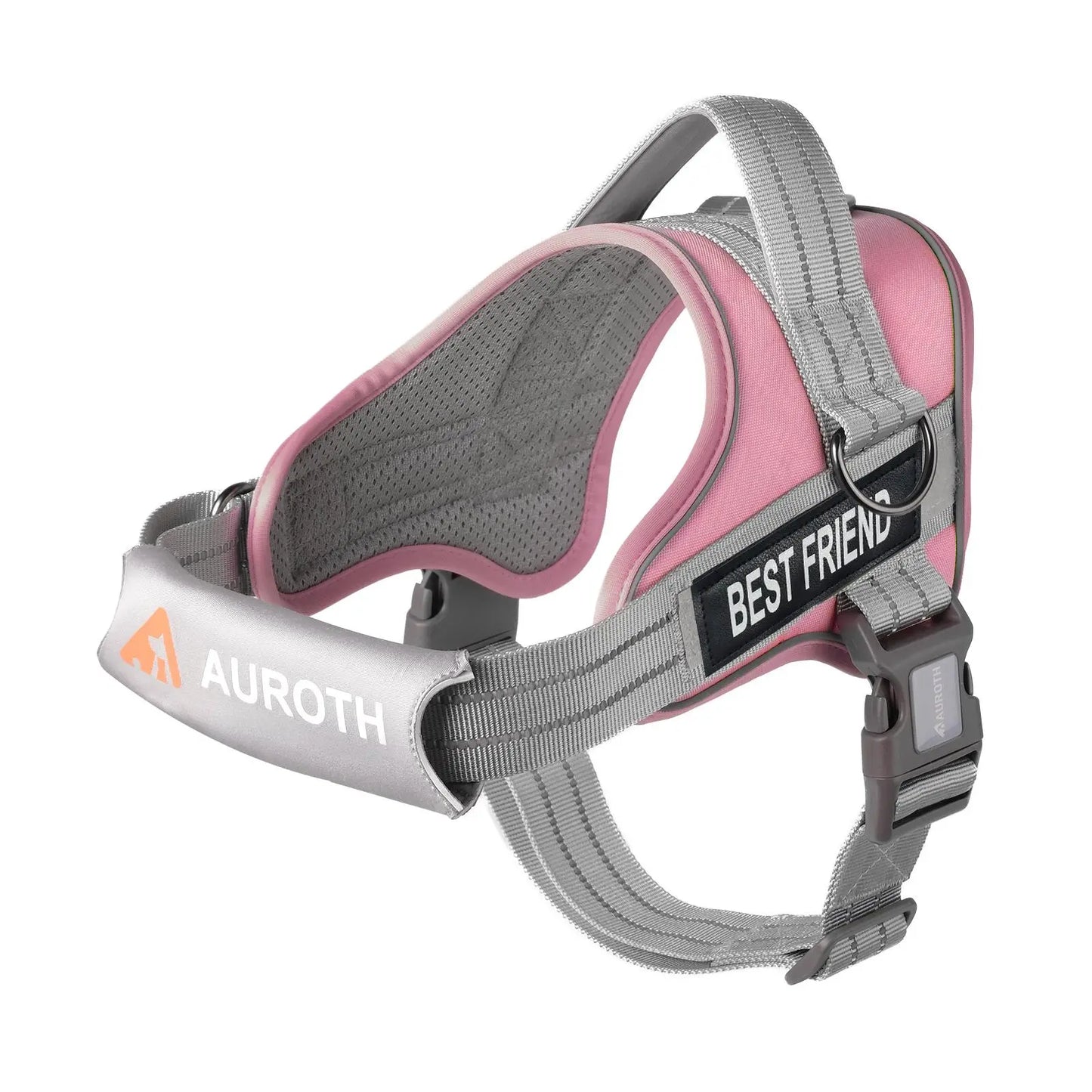 Auroth No-Pull Dog Harness – Soft Padded Reflective Vest with Adjustable Fit, Easy On/Off, Fits Small, Medium & Large Dogs