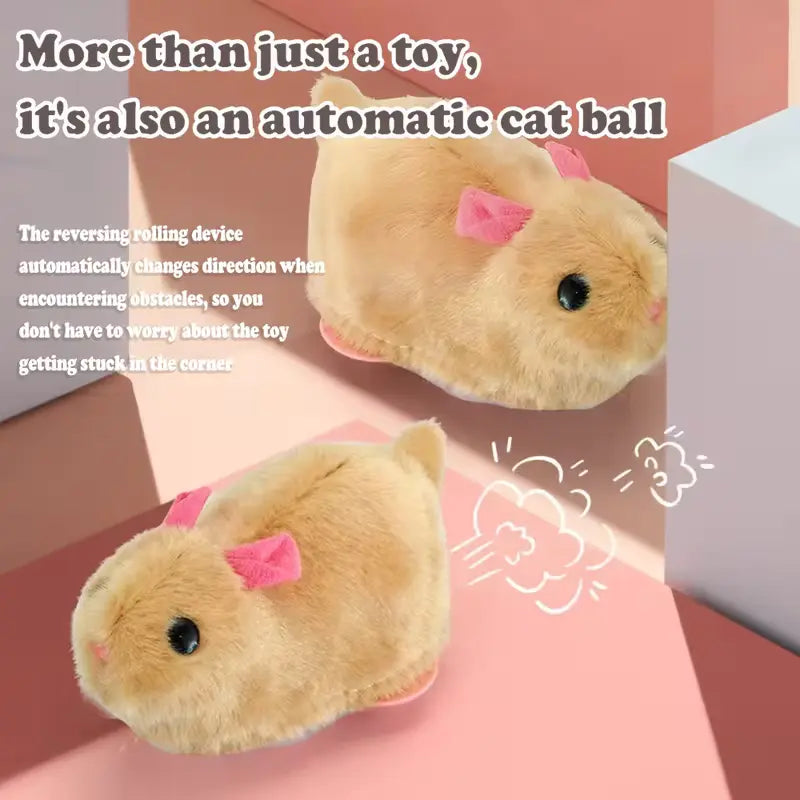 Boredom Buster Smart Cat Toy – USB Rechargeable Auto-Rolling Mouse Ball for Hands-Free Indoor Play