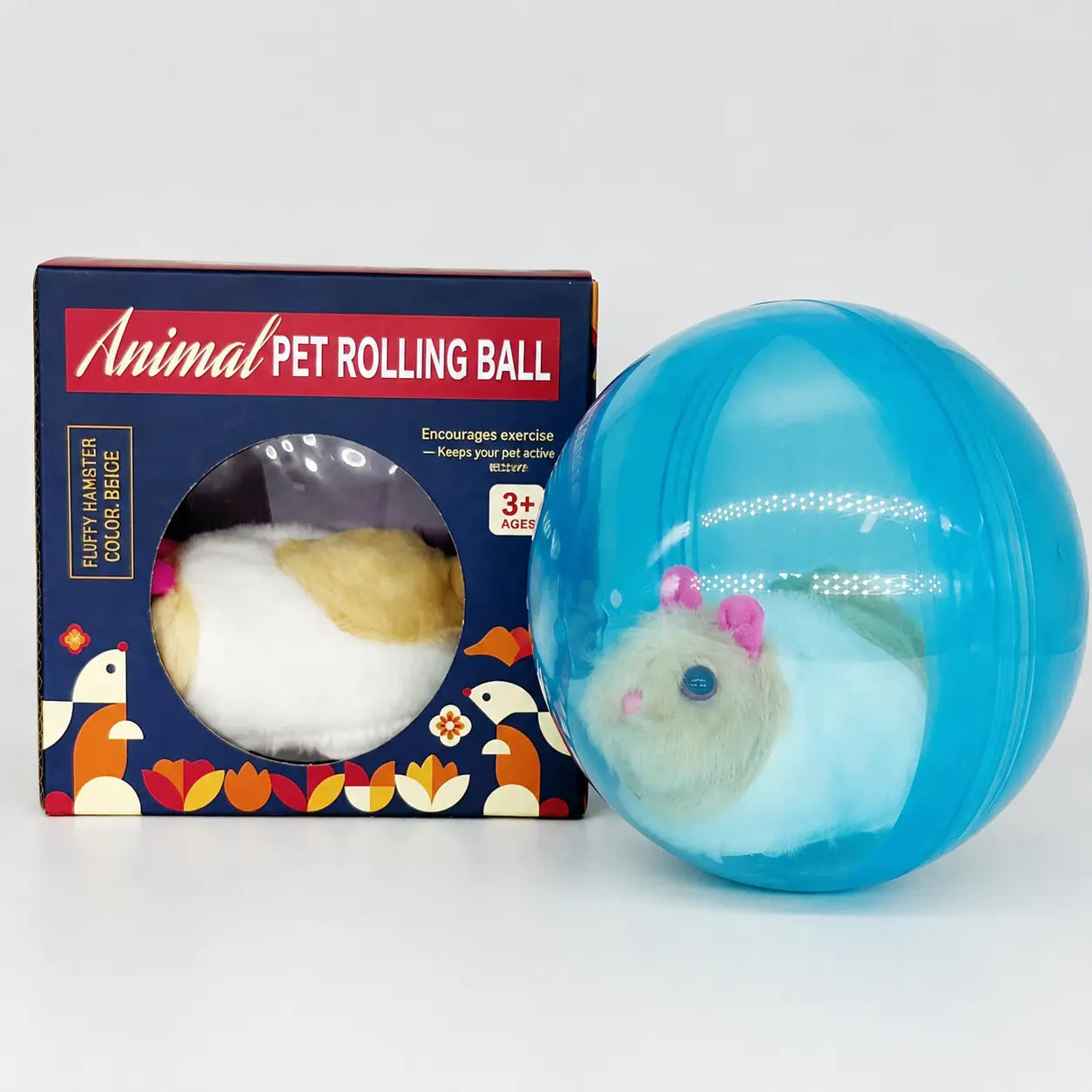 Boredom Buster Smart Cat Toy – USB Rechargeable Auto-Rolling Mouse Ball for Hands-Free Indoor Play