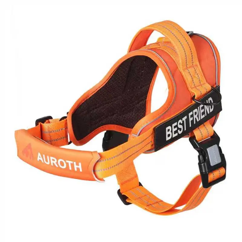 Auroth No-Pull Dog Harness – Soft Padded Reflective Vest with Adjustable Fit, Easy On/Off, Fits Small, Medium & Large Dogs