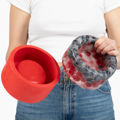 Freeze-Your-Own Dog Treat Bowl – Silicone DIY Frozen Enrichment Bowl for Boredom Relief, Crate Time & Hot Days, Dishwasher Safe
