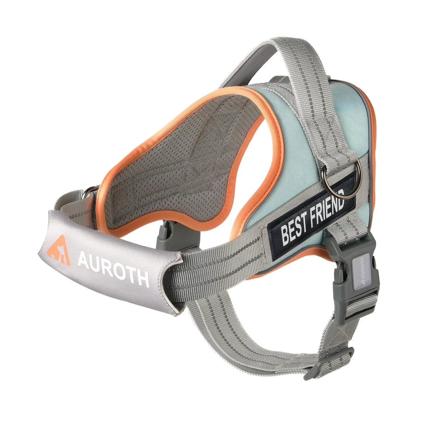 Auroth No-Pull Dog Harness – Soft Padded Reflective Vest with Adjustable Fit, Easy On/Off, Fits Small, Medium & Large Dogs