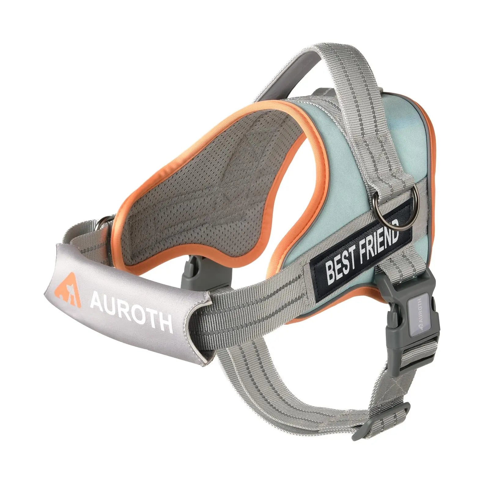 Auroth No-Pull Dog Harness – Soft Padded Reflective Vest with Adjustable Fit, Easy On/Off, Fits Small, Medium & Large Dogs