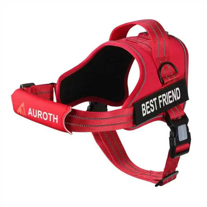 Auroth No-Pull Dog Harness – Soft Padded Reflective Vest with Adjustable Fit, Easy On/Off, Fits Small, Medium & Large Dogs