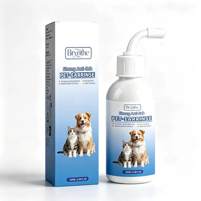 Gentle Pet Ear Wash for Dogs & Cats – Odor-Free Cleaning Solution for Healthy, Itch-Free Ears